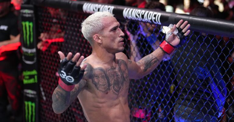 Charles Oliveira on potential Islam Makhachev vs. Dustin Poirier title fight at UFC 300: ‘People are talking a lot on the internet’