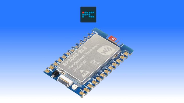 Waveshare RP2040-BLE is an energy-efficient WiFi-less Bluetooth board for Raspberry Pi.